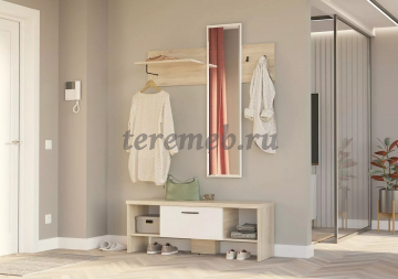 Тумба для обуви Колибри 2-0720, Артикул ТДО-2392, Размеры (ДхГхВ): 1200 х 379 х 455 мм