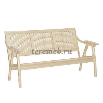 Диван-скамья Массив с решёткой - фото товара, ракурс 1