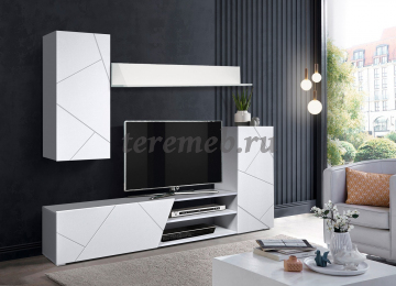 Стенка Прага-6 (белый) - фото товара, ракурс 1