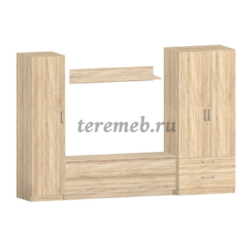 Стенка Лотос вариант №1, цена 24400 руб. - фото товара, ракурс 2