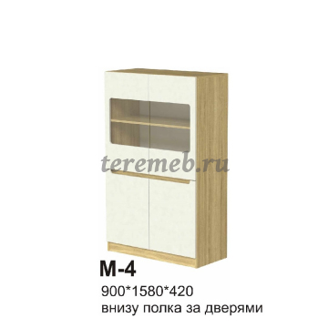 Шкаф 2-х дверный Стиль М-4 - фото товара, ракурс 1