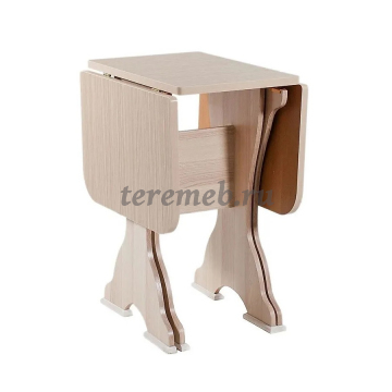 Стол-книжка обеденный СКР-2 (ясень шимо светлый), цена 5050 руб. - фото товара, ракурс 2