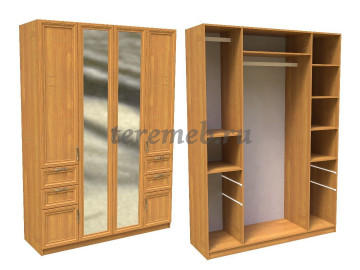 Шкаф 4-х дверный Феникс ШК-4/4 - фото товара, ракурс 1