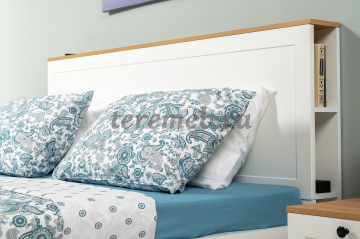 Кровать 1,6 Остин 11.53, Артикул Д-2692, Размеры (ДхГхВ): 2172 х 1646 х 993 мм, спальное место:, 1600 х 2000 мм