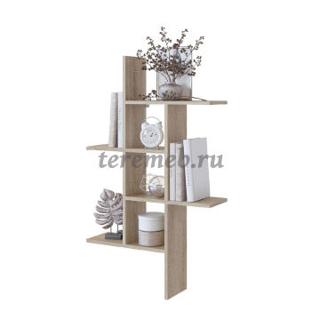 Полка навесная ПК-6 (дуб сонома), цена 1850 руб. - фото товара, ракурс 2