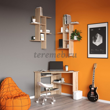 Полка навесная ПК-6 (дуб сонома), Производитель: Сокол, Страна: Россия