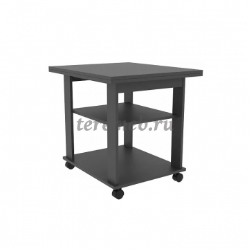 Стол журнальный раскладной Консул НМ 011.67 Х (антрацит), Артикул СЖ-2705, Размеры (ДхГхВ): в сложенном виде:, 700 x 600 х 650 мм, в разложенном виде:, 1200 х 700 x 634 мм