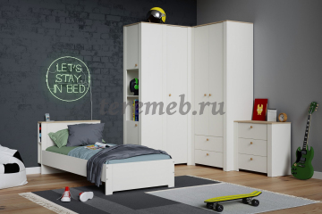 Детская Джастин вариант 3, Артикул ДМ-2706, Размеры (ДхГхВ): По модульно