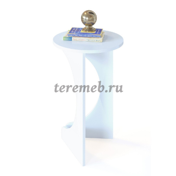 Стол журнальный складной СЖ-7 Сокол (белый шагрень), цена 3100 руб. - фото товара, ракурс 2
