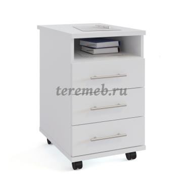 Тумба подкатная Сокол КТ-12 (белый) - фото товара, ракурс 1