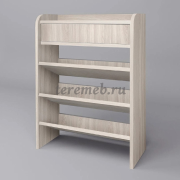 Тумба для обуви 600 Диал (ясень шимо светлый), цена 2750 руб. - фото товара, ракурс 2