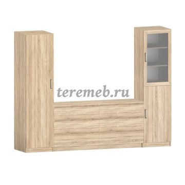 Стенка Лотос вариант №3, цена 23150 руб. - фото товара, ракурс 2