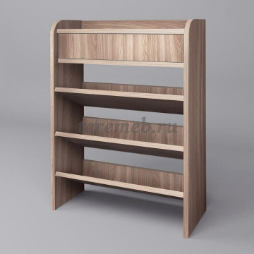 Тумба для обуви 600 Диал (ясень шимо темный), цена 2750 руб. - фото товара, ракурс 2