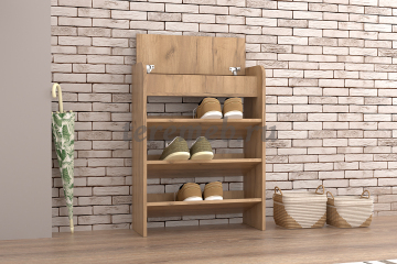 Тумба для обуви 600 Диал (дуб крафт золотой) - фото товара, ракурс 1