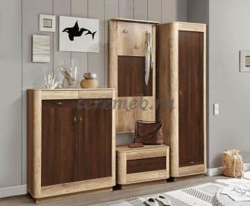 Шкаф 1-дверный Фантазия 34.30, Артикул 2250827, Размеры (ДхГхВ): 590 х 402 х 2156 мм