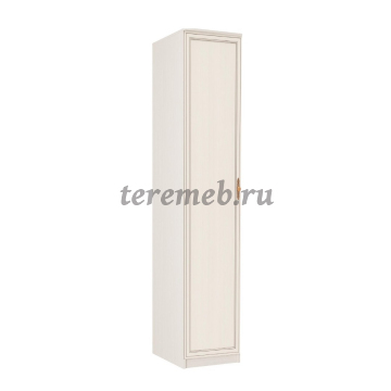 Шкаф 1-дверный Габриэлла 06.25 (вудлайн кремовый/сандал белый) - фото товара, ракурс 1