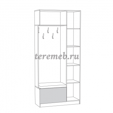 Прихожая Ливерпуль 13.21, цена 19800 руб. - фото товара, ракурс 2