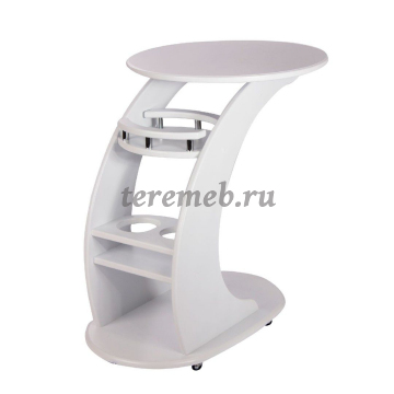 Подкатной столик Leset Люкс, Материалы: ЛДСП; МДФ; Дерево, Цвет: Дуб молочный, Ясень серый, Дуб шампань, Орех, Венге