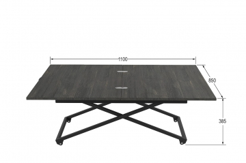 Стол-трансформер Андрэ Loft (интра) - фото товара, ракурс 3