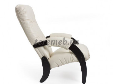 Кресло для отдыха Dondolo Модель 61, Материалы: Дерево, Фанера; ПУР лак; ППУ; Ткань; Экокожа, Цвета каркаса: Венге, Дуб шампань