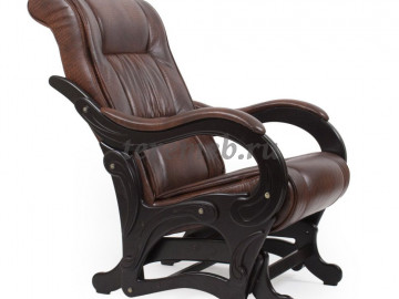 Кресло-качалка глайдер Dondolo Модель 78, Материалы: Дерево; Фанера; ПУР лак; ППУ; Ткань; Экокожа, Цвета каркаса: Дуб шампань, Венге, Цвета обивки (ткань): Мальта 01А, Мальта 03А, Мальта 15А, Мальта 17А, Цвета обивки (экокожа): Манго 002, Дунди 112, Орегон перламутр 106, Поларис бейдж, Антик крокодил, Вегас лайт амбер, Орегон перламутр 120, Реал лайт дарк браун, Дунди 108, Вегас лайт блэк, Дунди 109