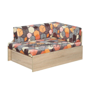 Тахта детская №1, Артикул 2670135, Размеры (ДхГхВ): 1120 х 800 х 620 мм, спальное место:, 760 х 1900 мм