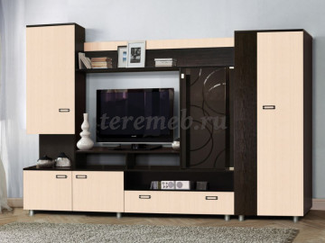 Стенка Аллегро вариант 3 ЛДСП - фото товара, ракурс 1