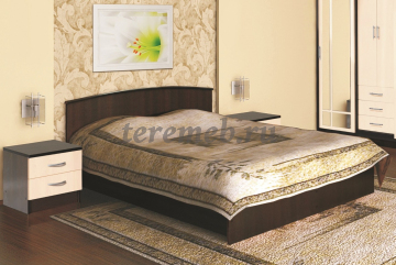 Кровать 1,6 Кэт-7 арт.032 (венге), цена 10100 руб. - фото товара, ракурс 2