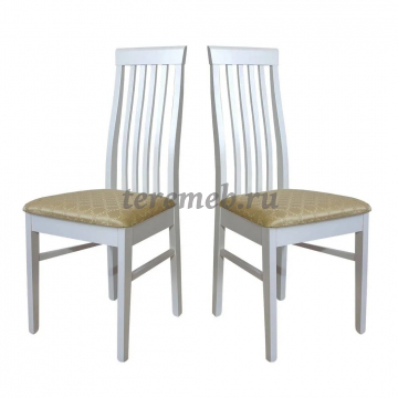 Стул С5 (белый №304/андрис бежевые соты) - фото товара, ракурс 1