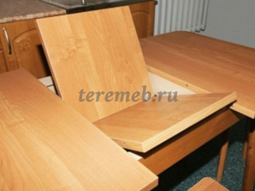 Стол обеденный раздвижной овальная крышка Ламино 700х1300, Материалы: Дерево; ЛДСП; ПВХ; Металл, Цвет: Выбеленная берёза/Сосна белая, Выбеленная берёза/Дуб сонома