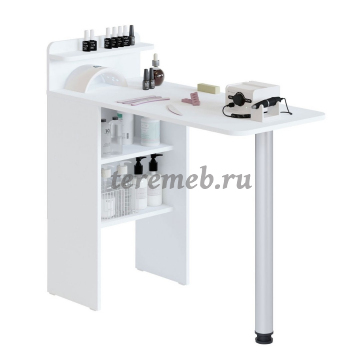 Стол раскладной Сокол СП-19 (белый шагрень) - фото товара, ракурс 1