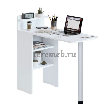 Стол раскладной Сокол СП-19 (белый шагрень), Артикул СО-2949, Размеры (ДхГхВ): в сложенном виде:, 446 х 319 х 910 мм, в разложенном виде:, 996 х 446 х 910 мм