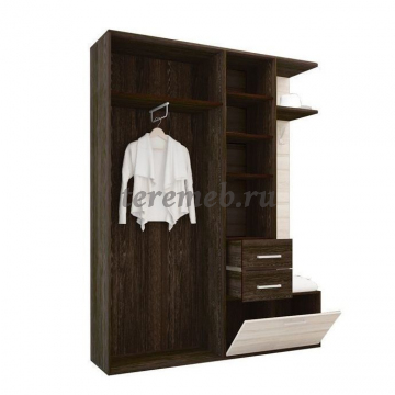 Прихожая Танго 2, Артикул 5858569, Размеры (ДхГхВ): 1600 х 446 х 2116 мм