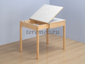 Стол обеденный Раскладной с выдвижным подстольем, Артикул 4151135, Размеры (ДхГхВ): в сложенном виде:, 600 х 600 х 750 мм, в разложенном виде:, 1200 х 600 х 726 мм