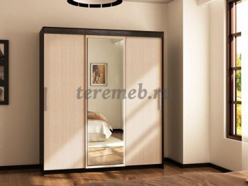 Шкаф-купе 012 Диал (венге/дуб белфорт) - фото товара, ракурс 1