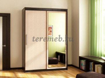 Шкаф-купе 011 Диал (венге/дуб белфорт) - фото товара, ракурс 1