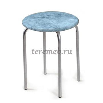 Табурет ЛОТОС (металлик/лагуна) - фото товара, ракурс 1