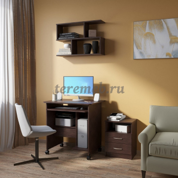 Полка навесная ПК-2 (венге), Артикул П-3059, Размеры (ДхГхВ): 780 х 196 х 520 мм