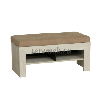 Тумба для обуви с банкеткой Лючия 33.21 - фото товара, ракурс 1