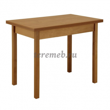 Стол обеденный раскладной прямая нога, Артикул 5040023, Размеры (ДхГхВ): в сложенном виде:, 900 х 600 х 750 мм, в разложенном виде:, 1200 х 900 х 730 мм