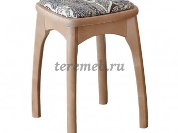 Табурет с ножкой бочонок Мягкий - фото товара, ракурс 1