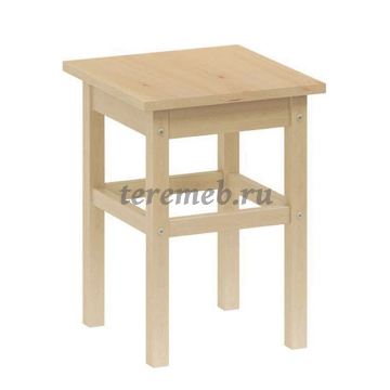 Табурет Массив прямая нога, цена 1000 руб. - фото товара, ракурс 2