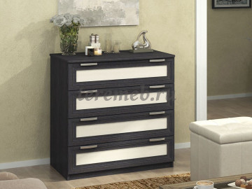 Комод КМ Весна Феникс, Материалы: ЛДСП; МДФ; ПВХ; ДВП; Металл, Цвет: Дуб молочный, Дуб сонома, Орех, Ясень шимо тёмный/Ясень шимо светлый, Венге/Дуб молочный