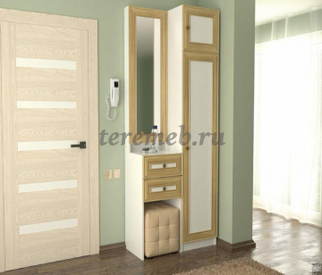 Прихожая ШК-14 Феникс (белый/дуб сонома) - фото товара, ракурс 1