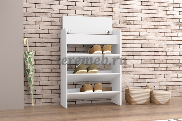 Тумба для обуви 600 Диал (белый) - фото товара, ракурс 1