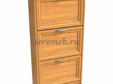 Тумба для обуви КМ-13 Феникс, Артикул 1640882, Размеры (ДхГхВ): 620 х 305 х 1260 мм