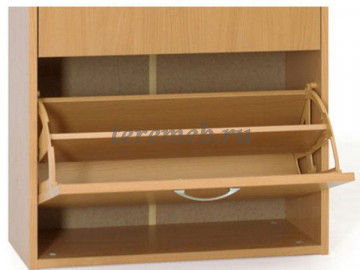 Тумба для обуви КМ-12 Феникс, Артикул 1630882, Размеры (ДхГхВ): 720 х 305 х 1060 мм