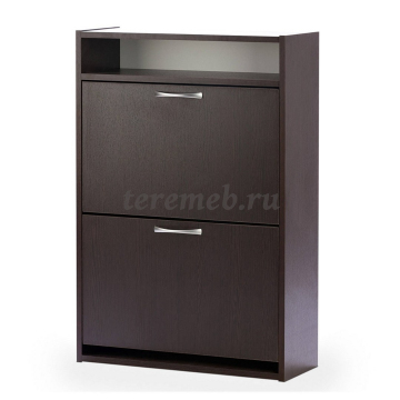 Тумба для обуви Комфорт К-2, Материалы: ЛДСП; ПВХ; ДВП; Металл; Пластик, Цвет: Белый, Дуб сонома, Венге/Дуб беленый, Венге