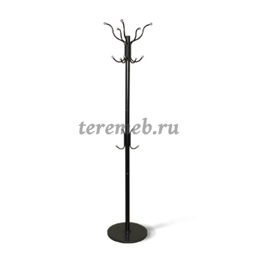 Вешалка для одежды SHT-CR400 (чёрный/серый) - фото товара, ракурс 1