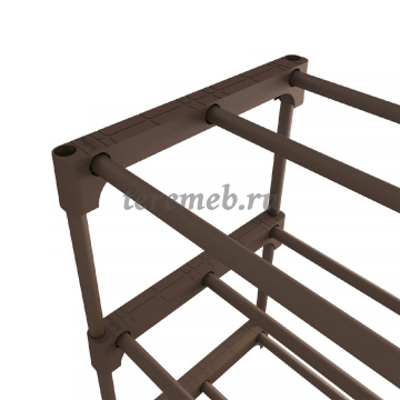 Полка для обуви SHT-SR6-P (коричневый), цена 1200 руб. - фото товара, ракурс 2